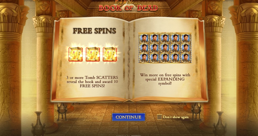 Book of Dead slot Play'n GO Rich Wilde