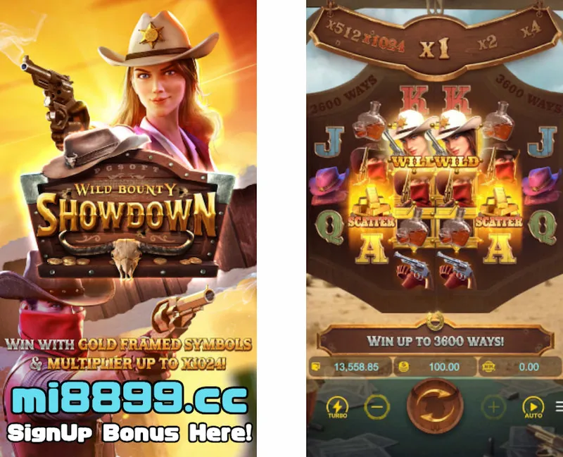 Wild Bounty Showdown multiplicadores x8 x16